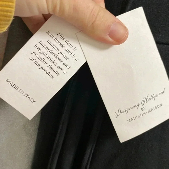 DESIGNING HOLLYWOOD X MADISON MAISON BLACK PAINTED FLARE YOGA Pants SWEATPANT XS - Picture 6 of 8